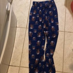 New York islander pajamas boys size large 14/16